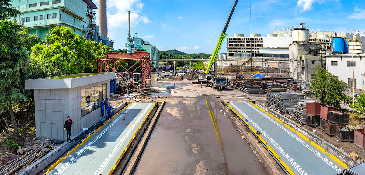 無人值守電子汽車衡-浙江華川深能環保有限公司